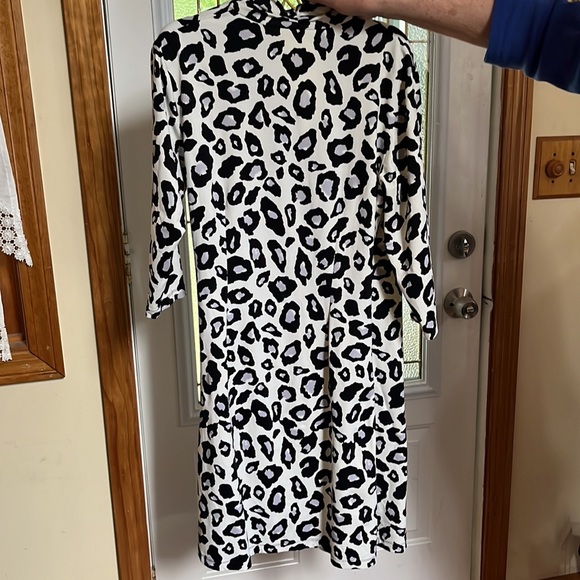 J Mclauglin leopard print dress size large - Picture 2 of 3